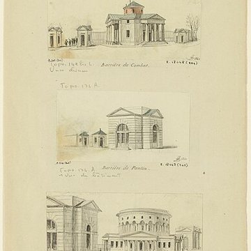 Ancienne barrière doctroi de la Villette ou rotonde de la Villette