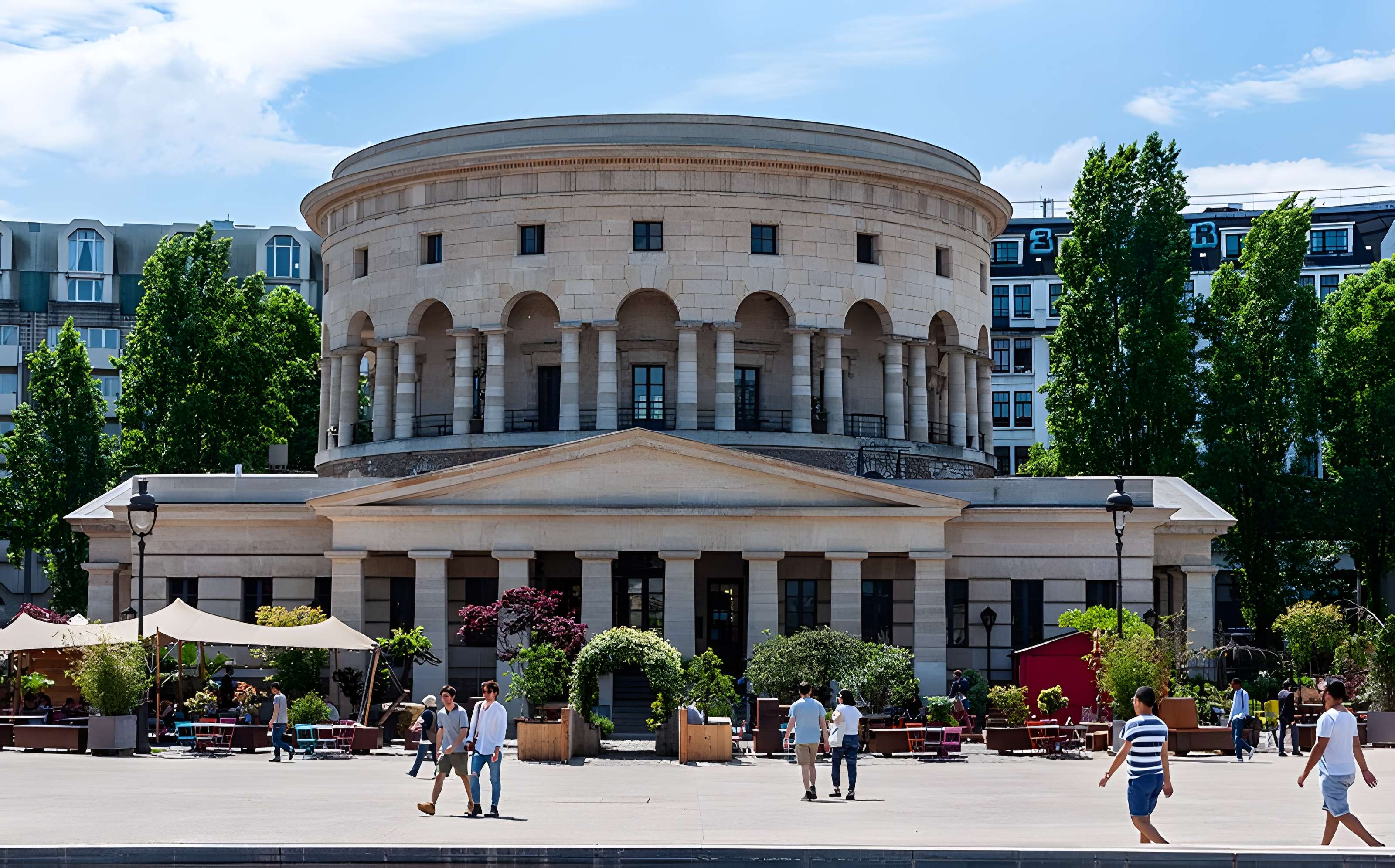 Ancienne barrière d'octroi de la Villette ou rotonde de la Villette