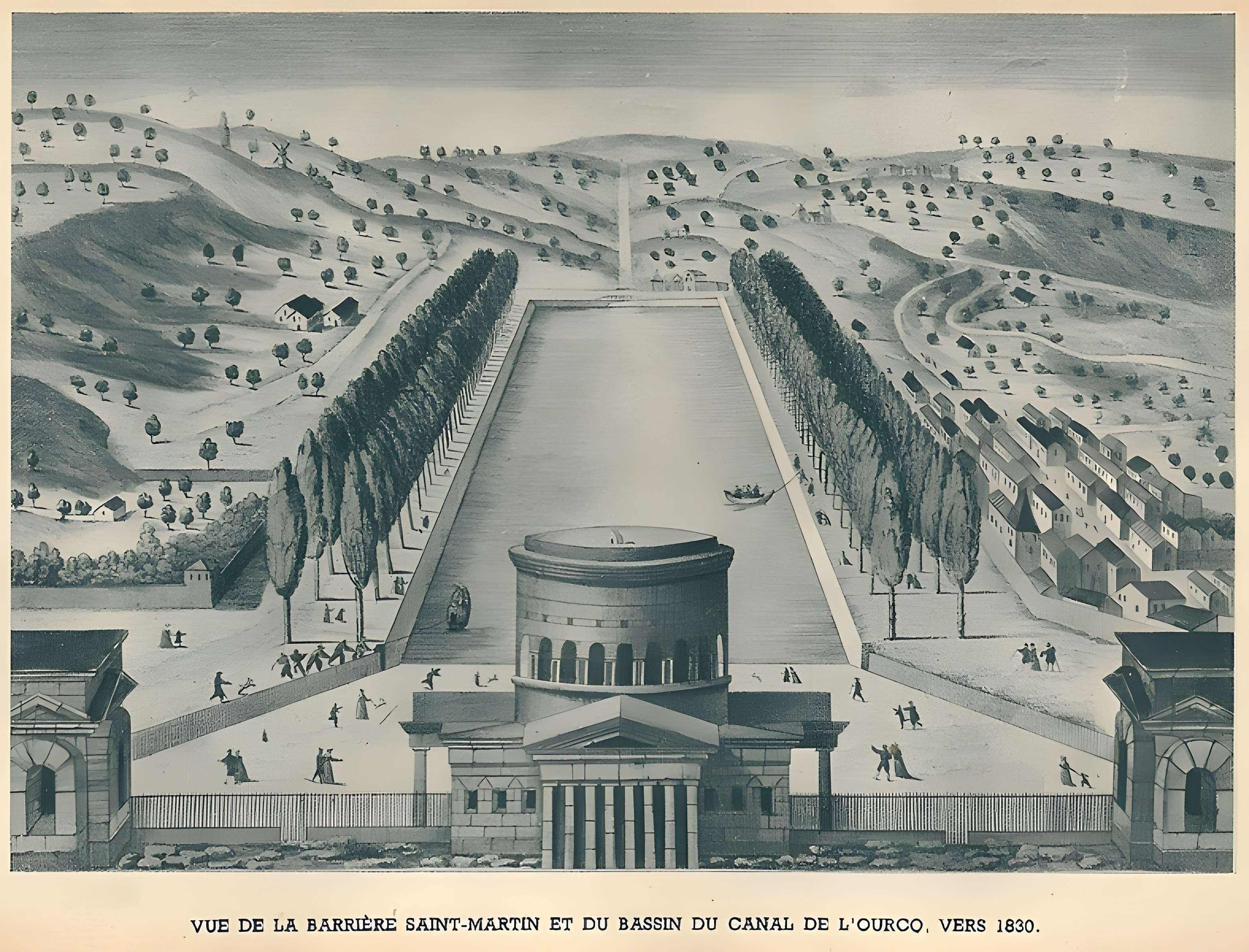 Ancienne barrière d'octroi de la Villette ou rotonde de la Villette