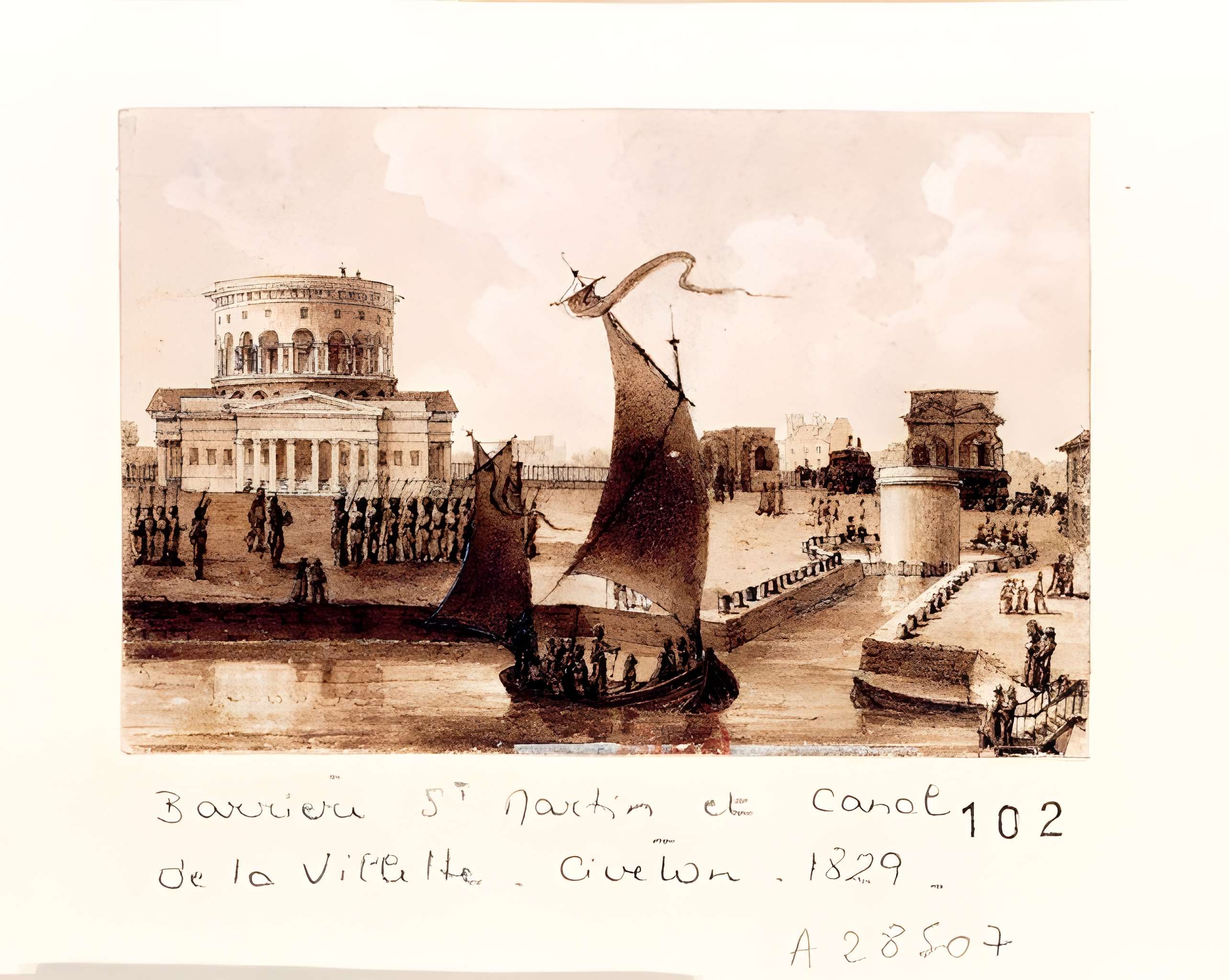 Ancienne barrière d'octroi de la Villette ou rotonde de la Villette