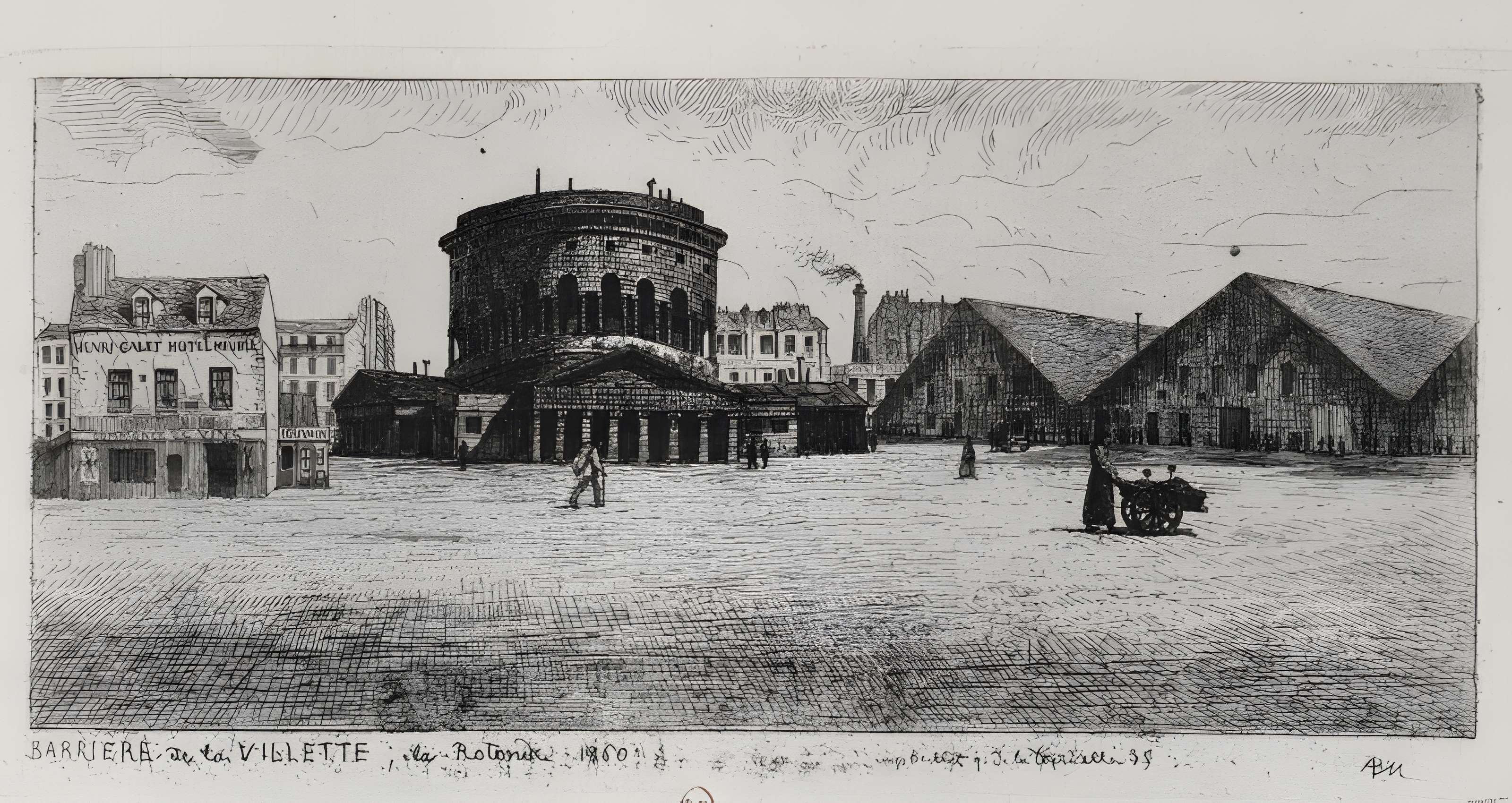 Ancienne barrière d'octroi de la Villette ou rotonde de la Villette