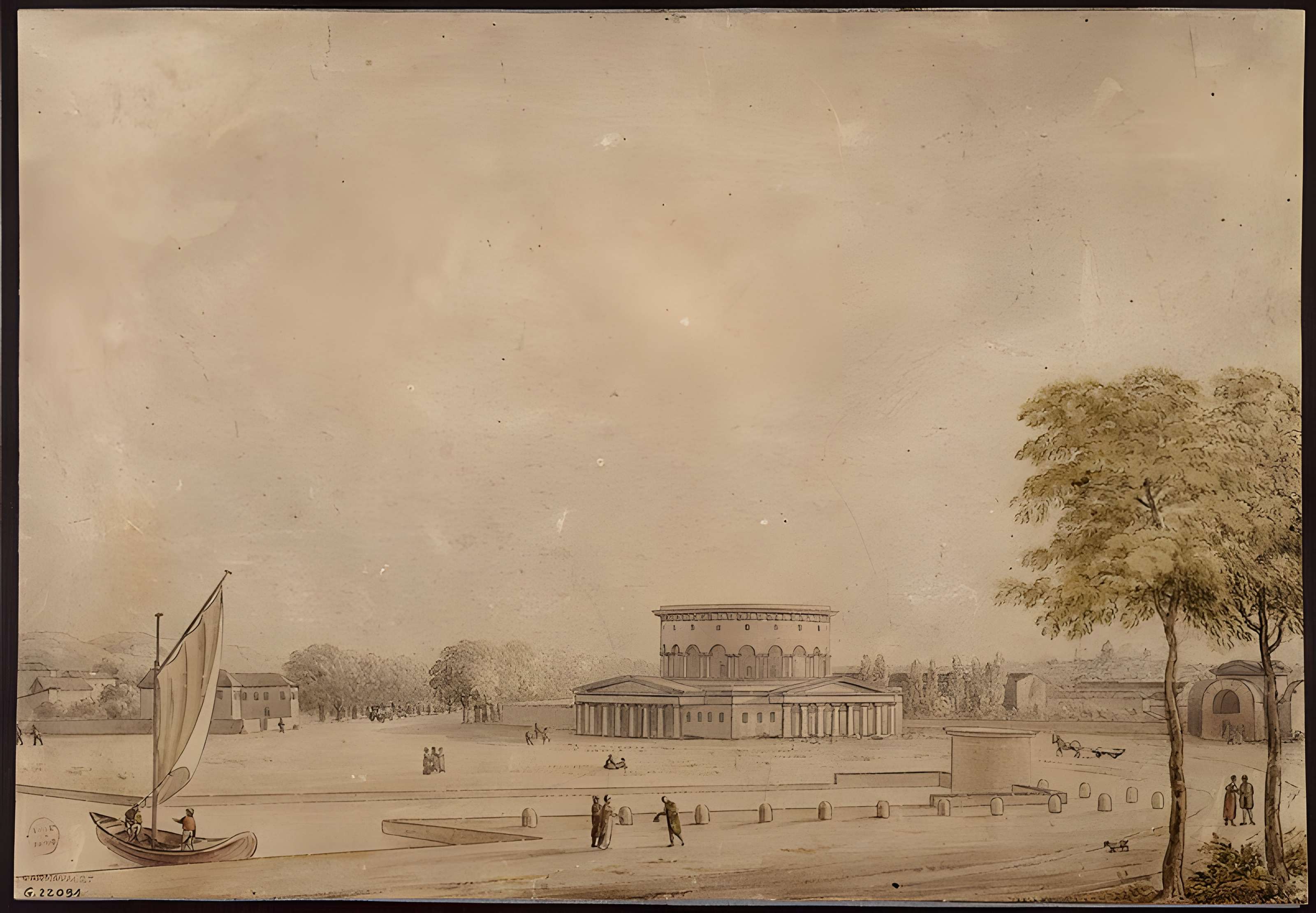 Ancienne barrière d'octroi de la Villette ou rotonde de la Villette