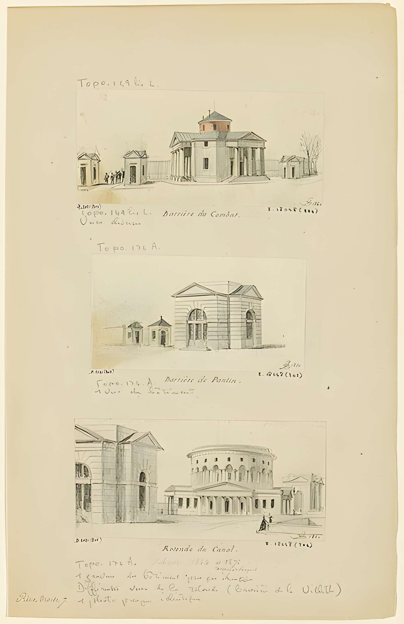 Ancienne barrière d'octroi de la Villette ou rotonde de la Villette