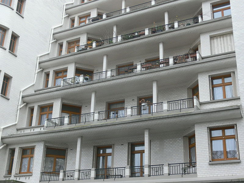 Immeuble et piscine des Amiraux - Paris 18ème