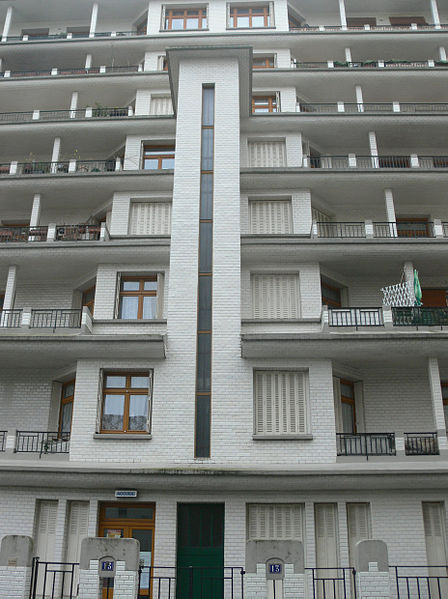 Immeuble et piscine des Amiraux - Paris 18ème