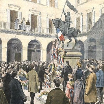 Statue de Jeanne dArc à Paris