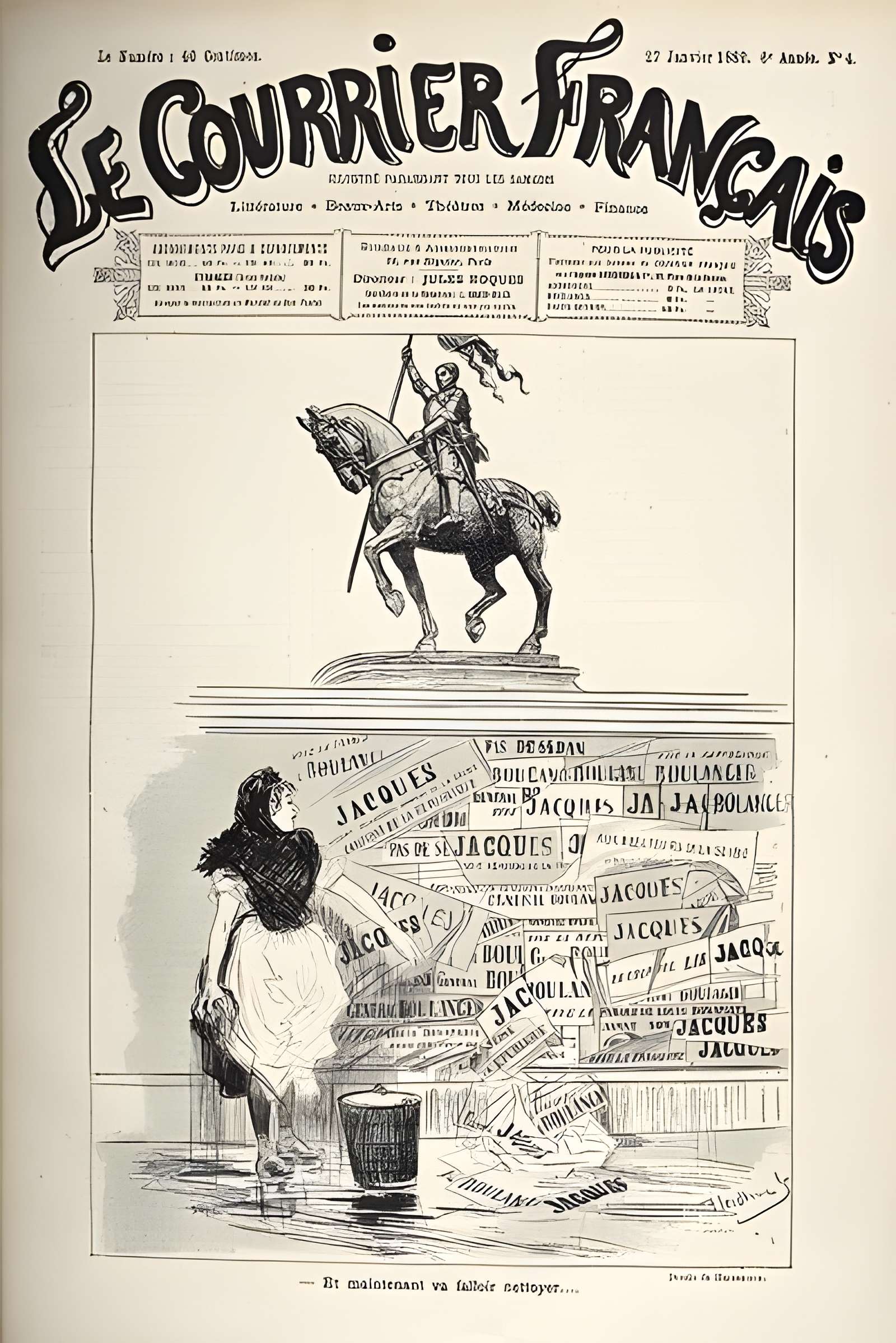 Statue de Jeanne d'Arc à Paris