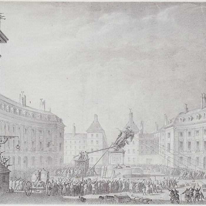 Photo de Statue équestre de Louis XIV à Paris