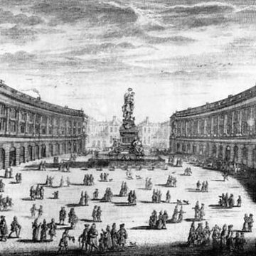 Statue équestre de Louis XIV à Paris