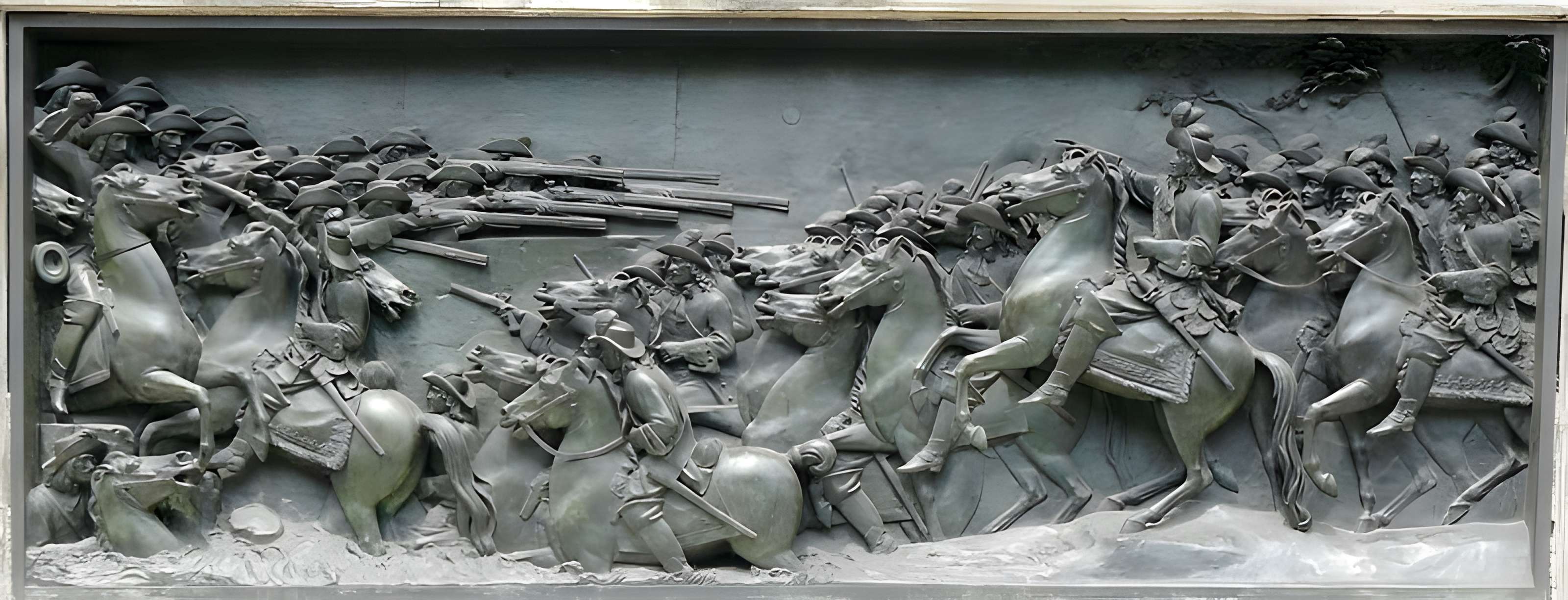 Statue équestre de Louis XIV à Paris