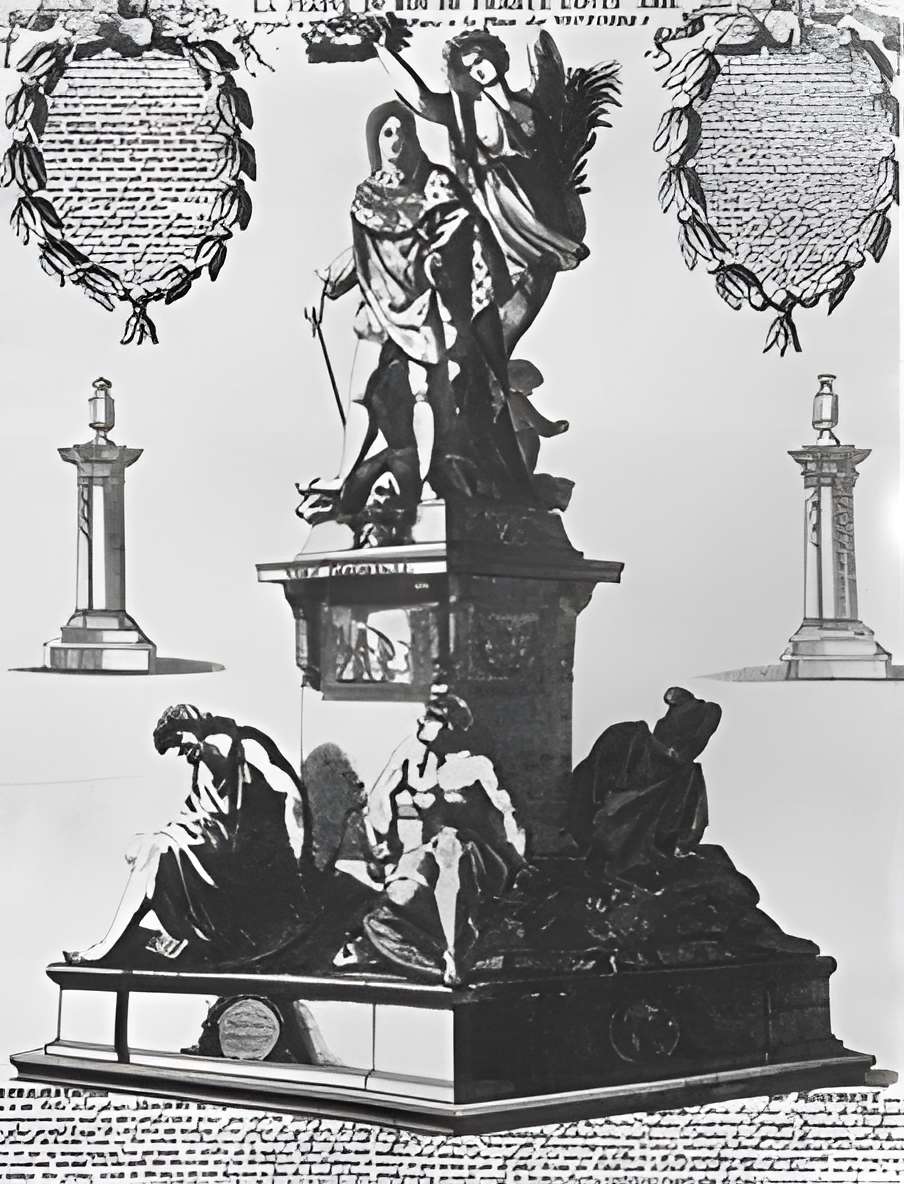 Statue équestre de Louis XIV à Paris