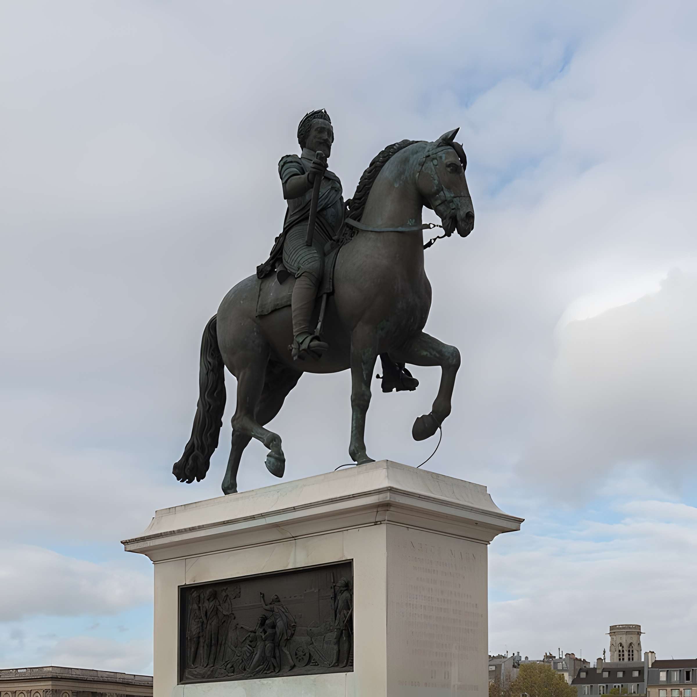 Statue équestre d'Henri IV à Paris