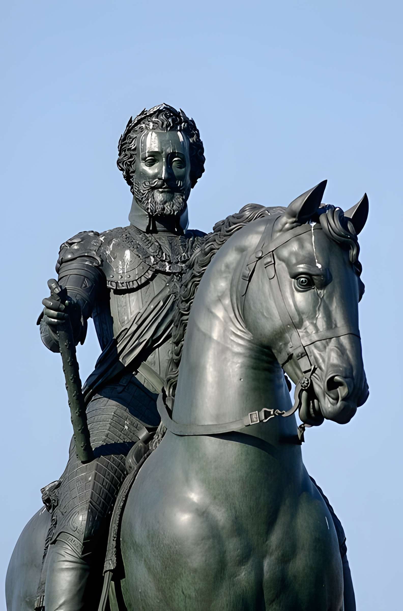 Statue équestre d'Henri IV à Paris