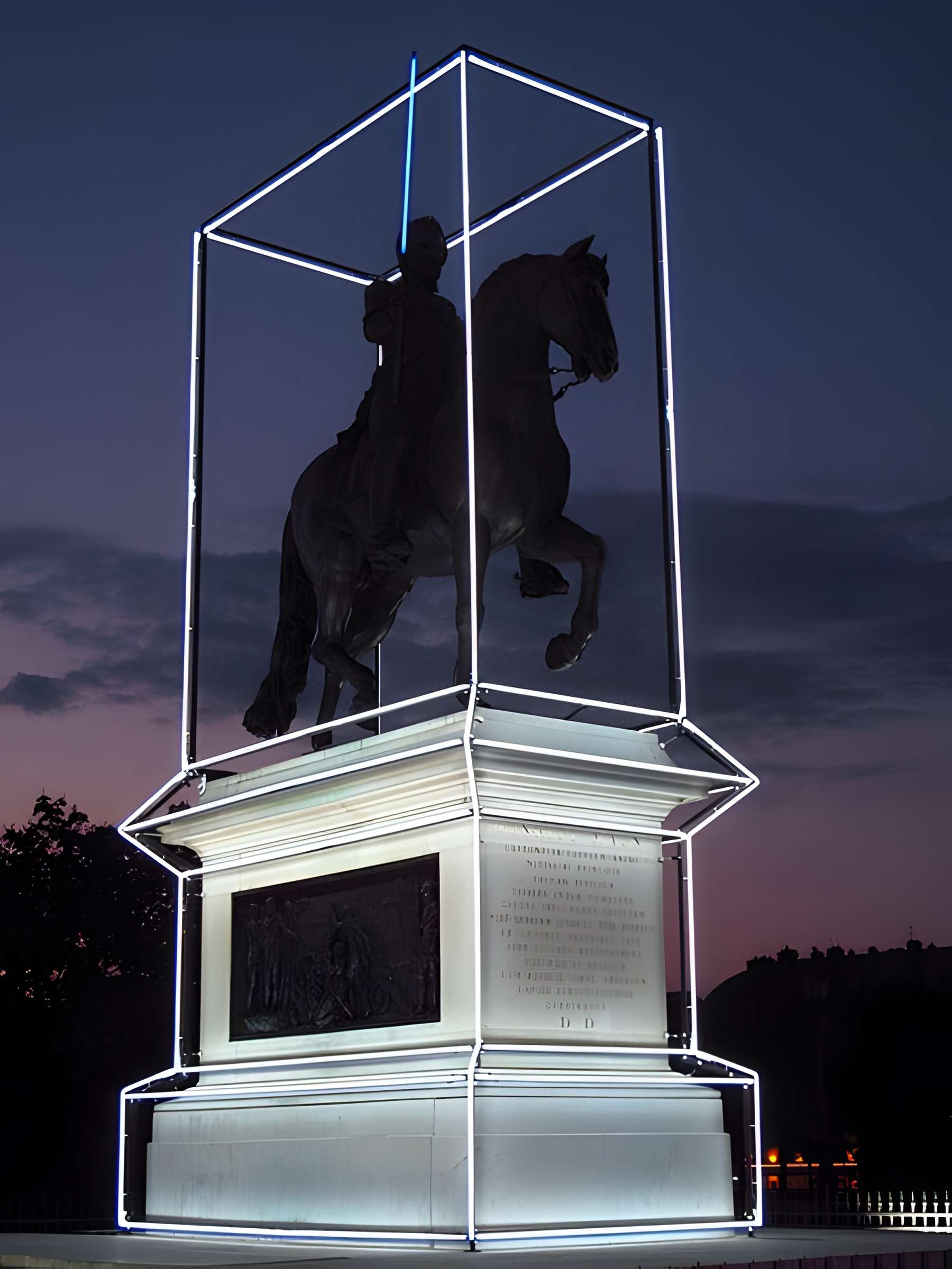 Statue équestre d'Henri IV à Paris