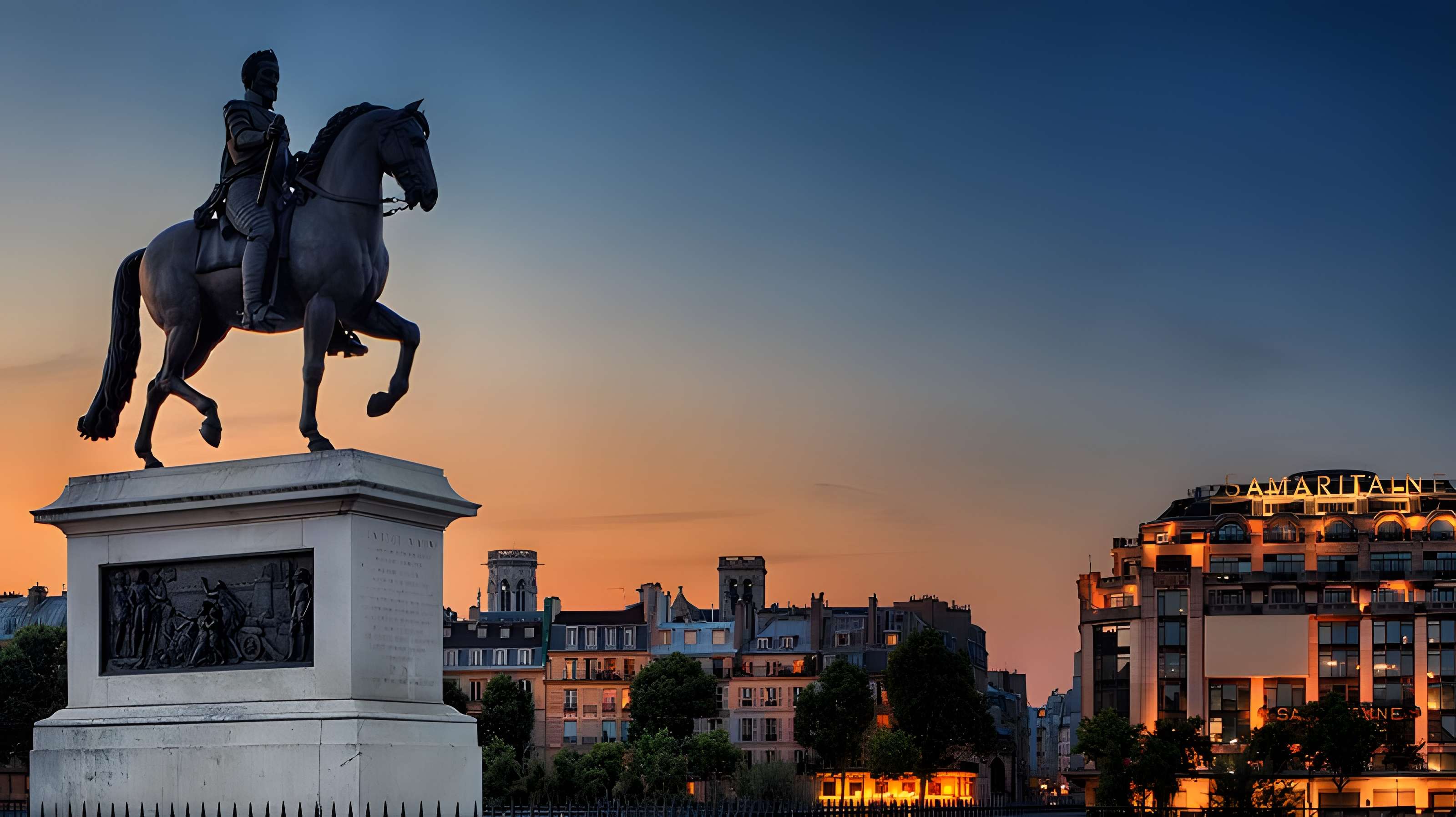 Statue équestre d'Henri IV à Paris