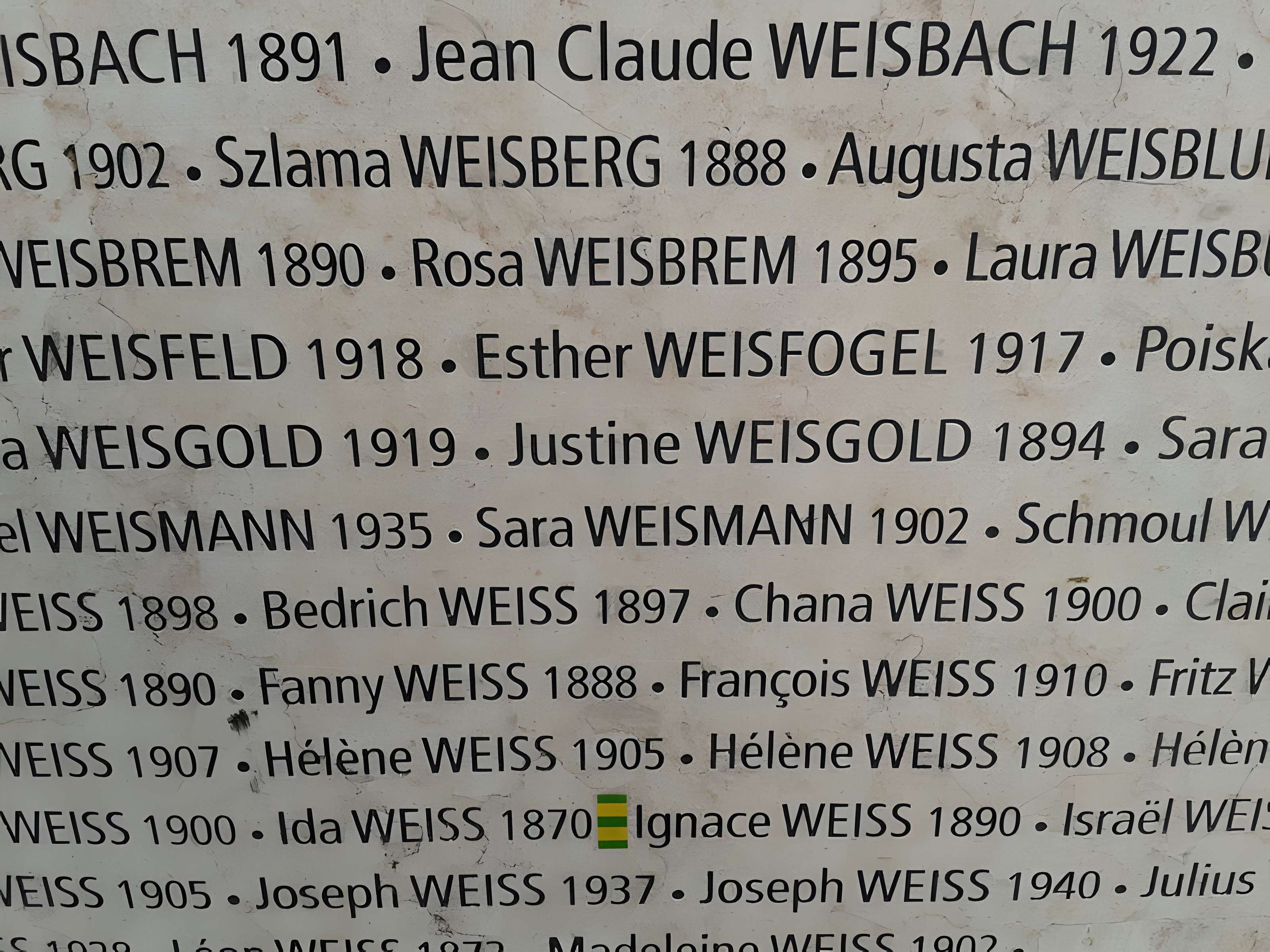 Mémorial des Martyrs de la Déportation à Paris