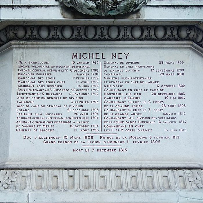 Photo de Statue du Maréchal Ney - Paris 6ème