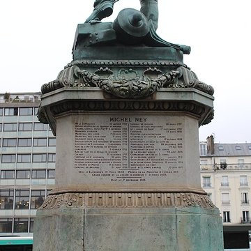 Statue du Maréchal Ney - Paris 6ème