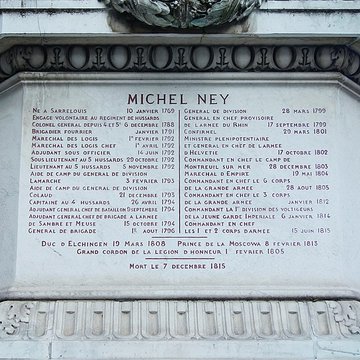 Statue du Maréchal Ney - Paris 6ème