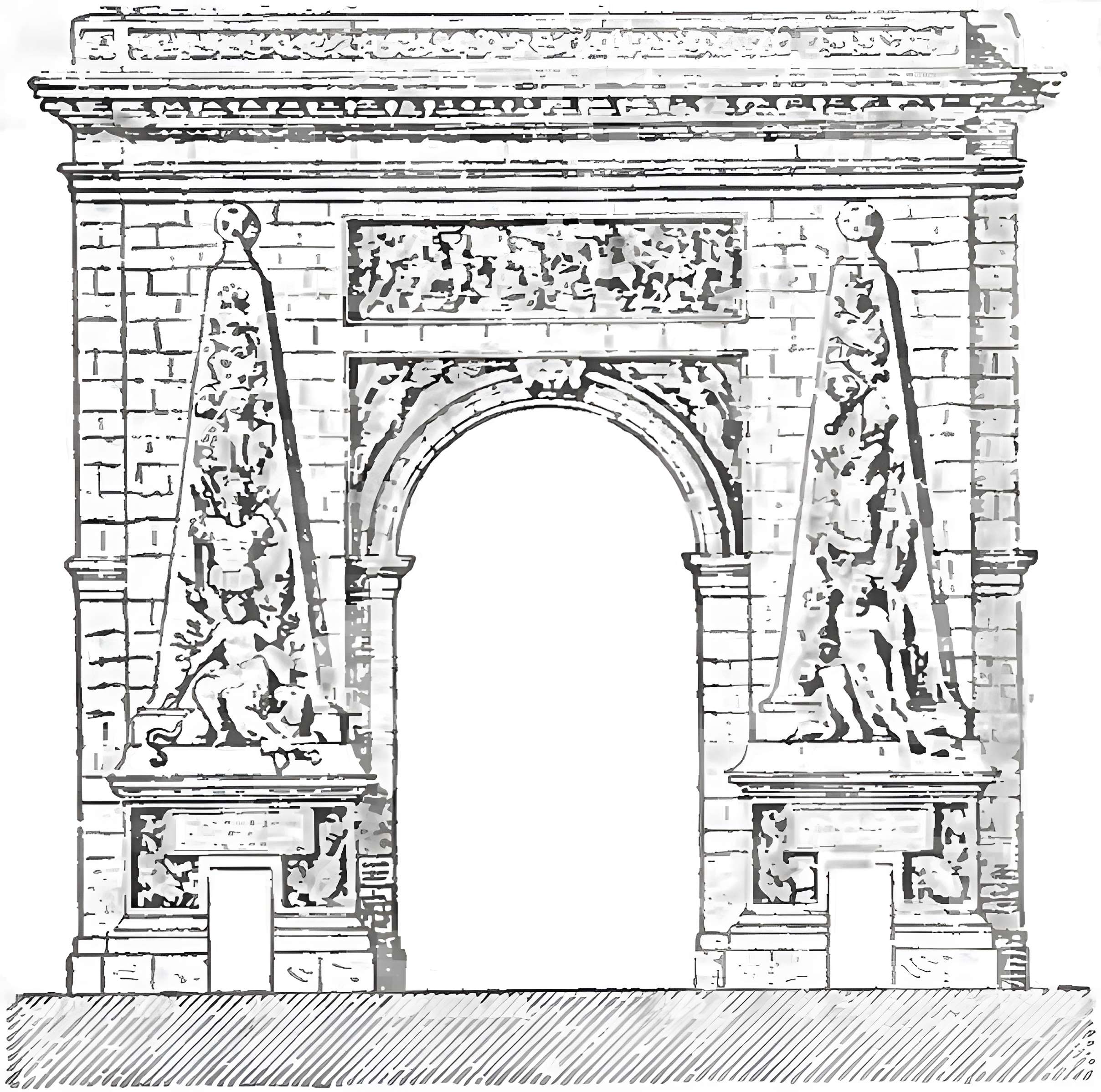 Porte Saint-Denis à Paris