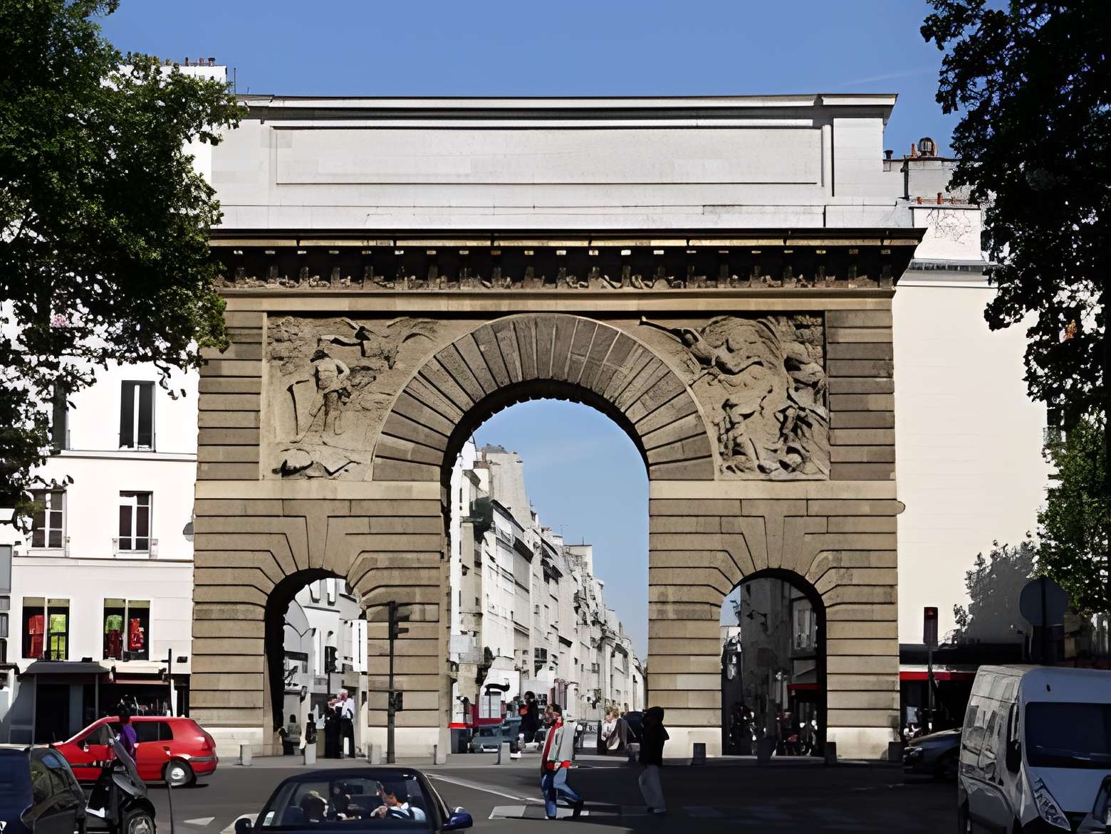 Porte Saint-Martin à Paris 