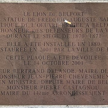 Lion de Belfort - Paris 14ème