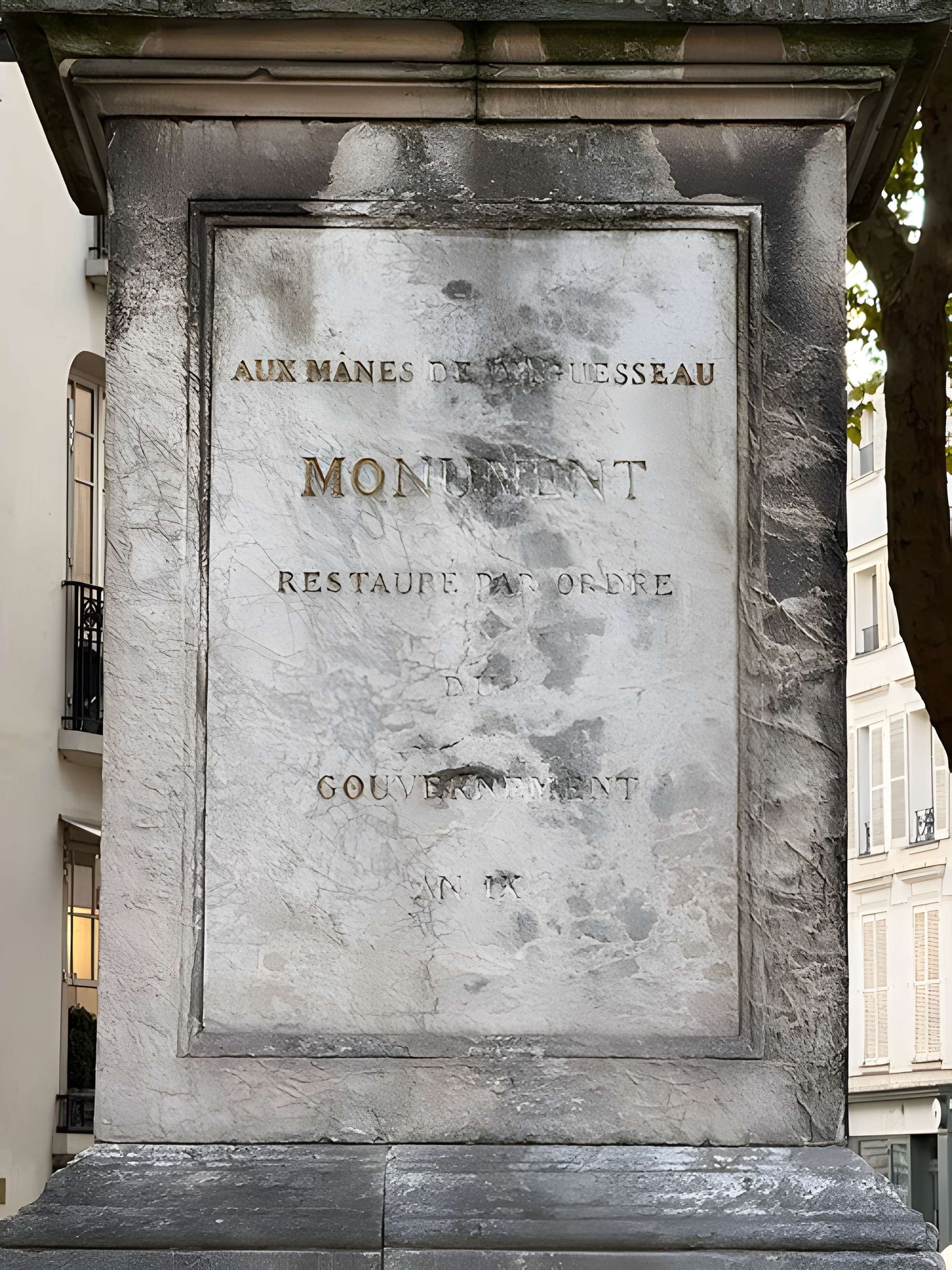 Monument d'Aguesseau - Paris 16ème