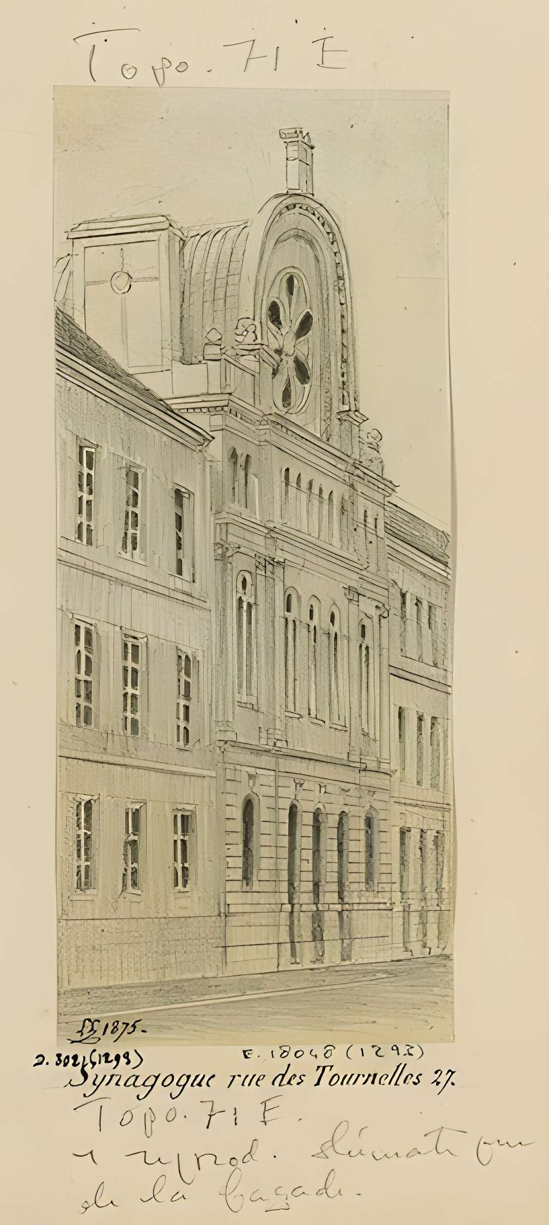 Synagogue de la rue des Tournelles à Paris