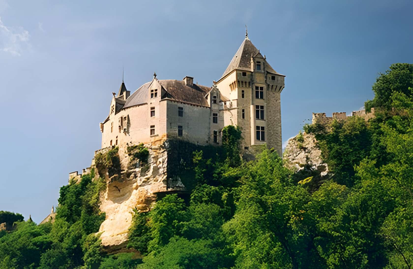 Château de Montfort de Montfort en Dordogne 
