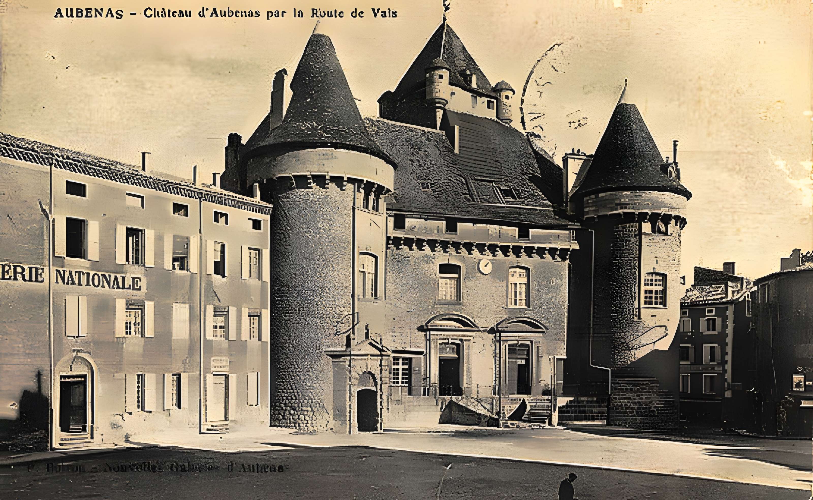Château de Montlaur à Aubenas