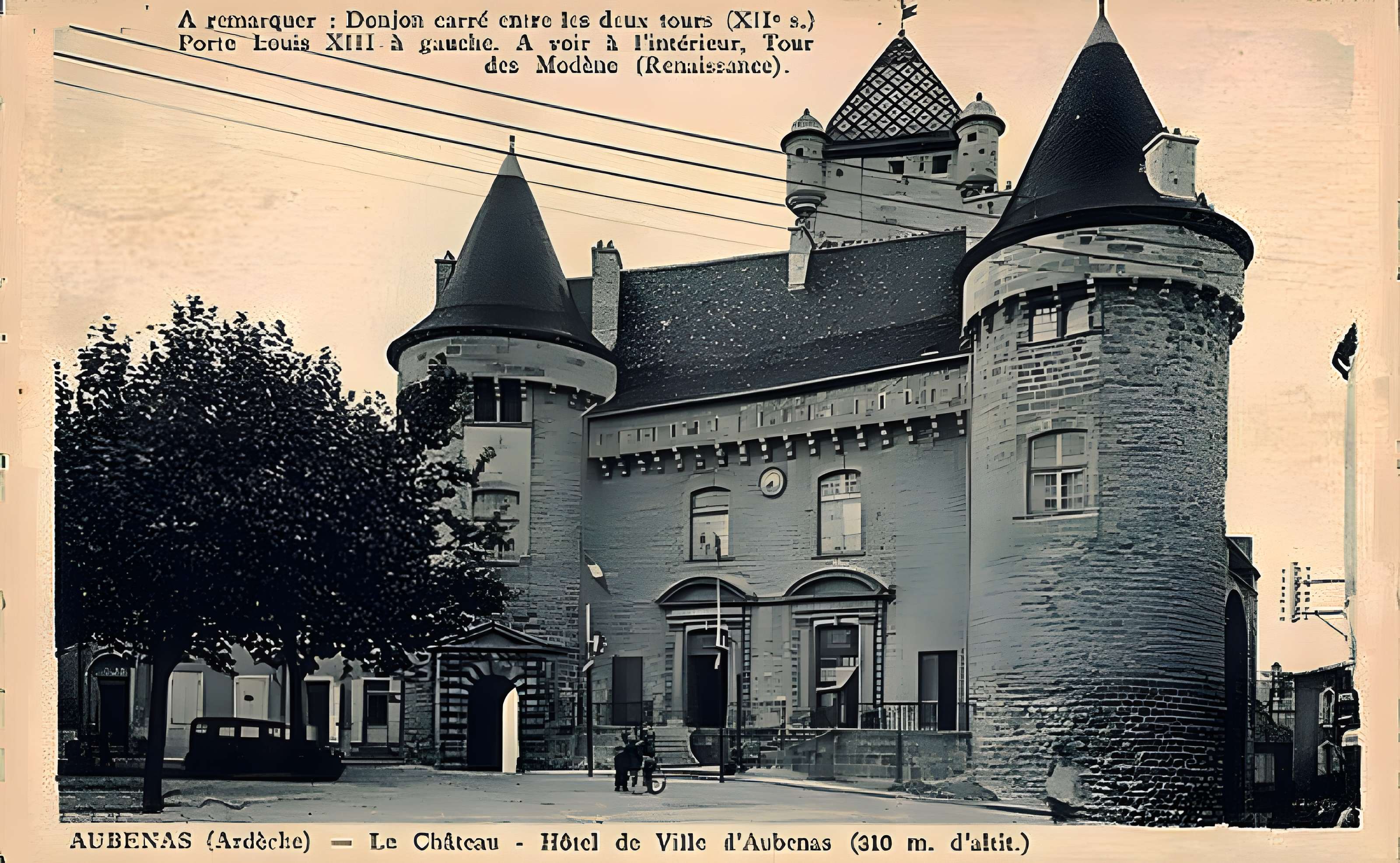 Château de Montlaur à Aubenas
