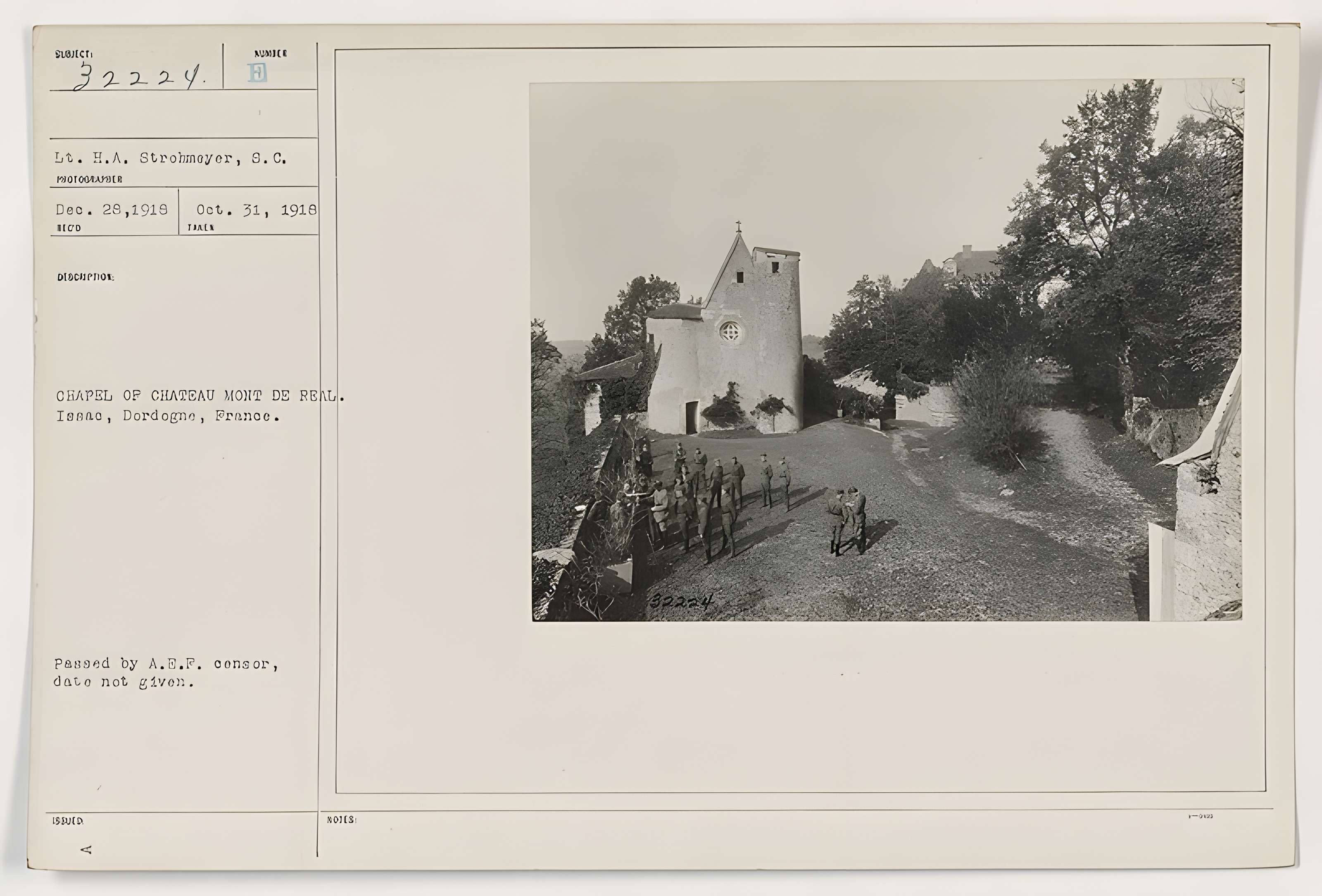 Château de Montréal à Issac