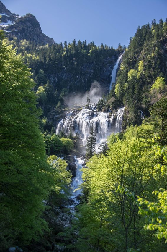 La Cascade d'Ars à Aulus-les-Bains