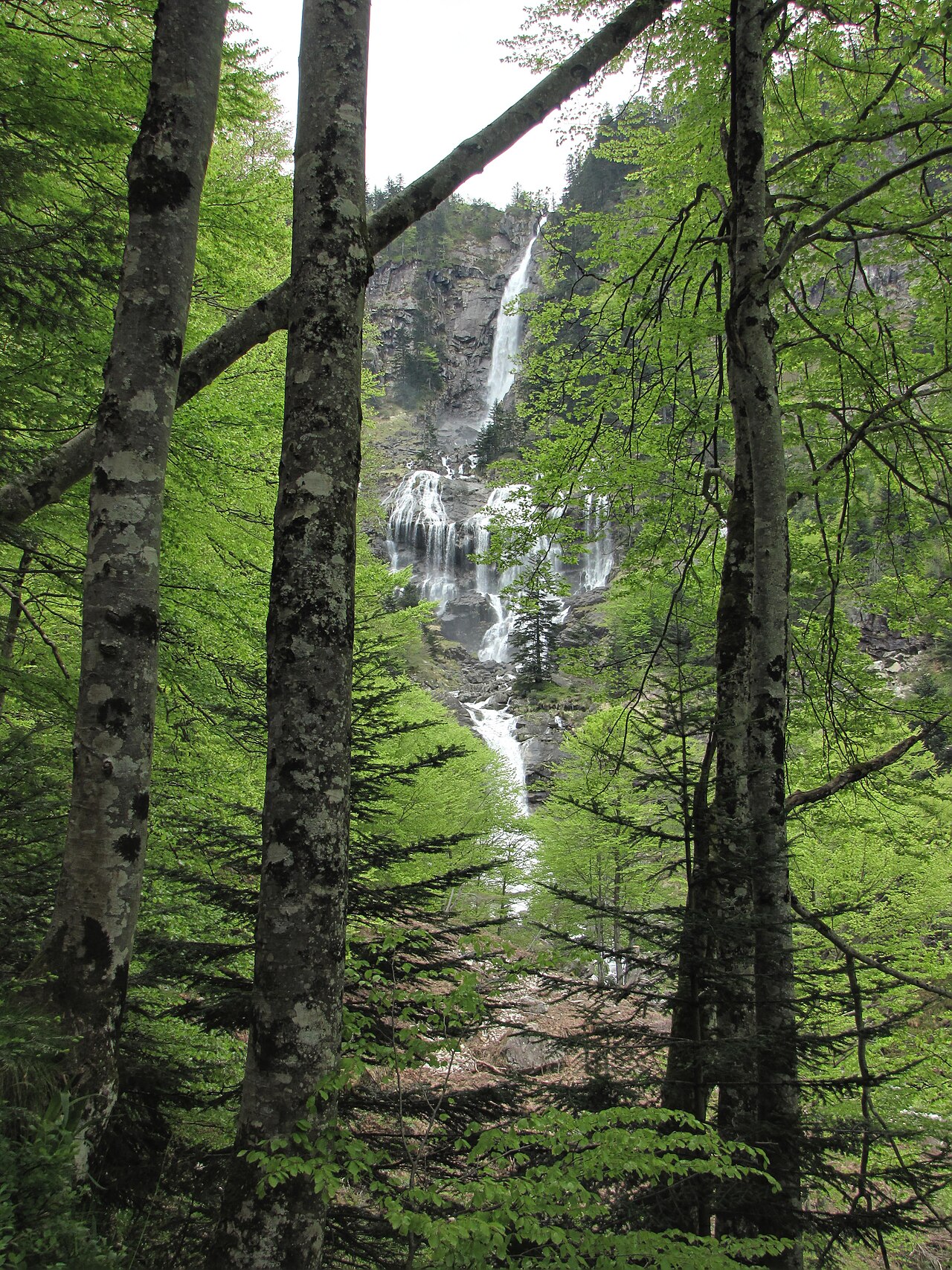 La Cascade d'Ars à Aulus-les-Bains