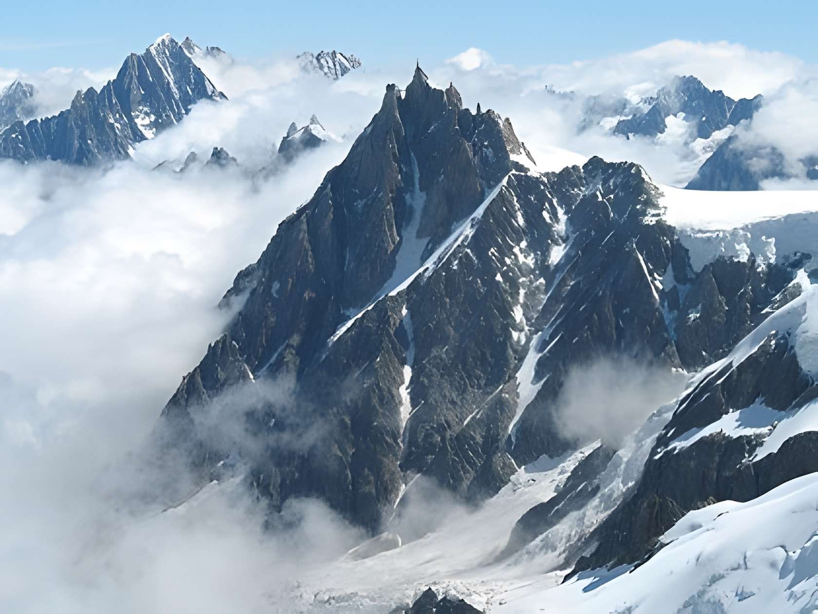Aiguille du Midi à Chamonix-Mont-Blanc 