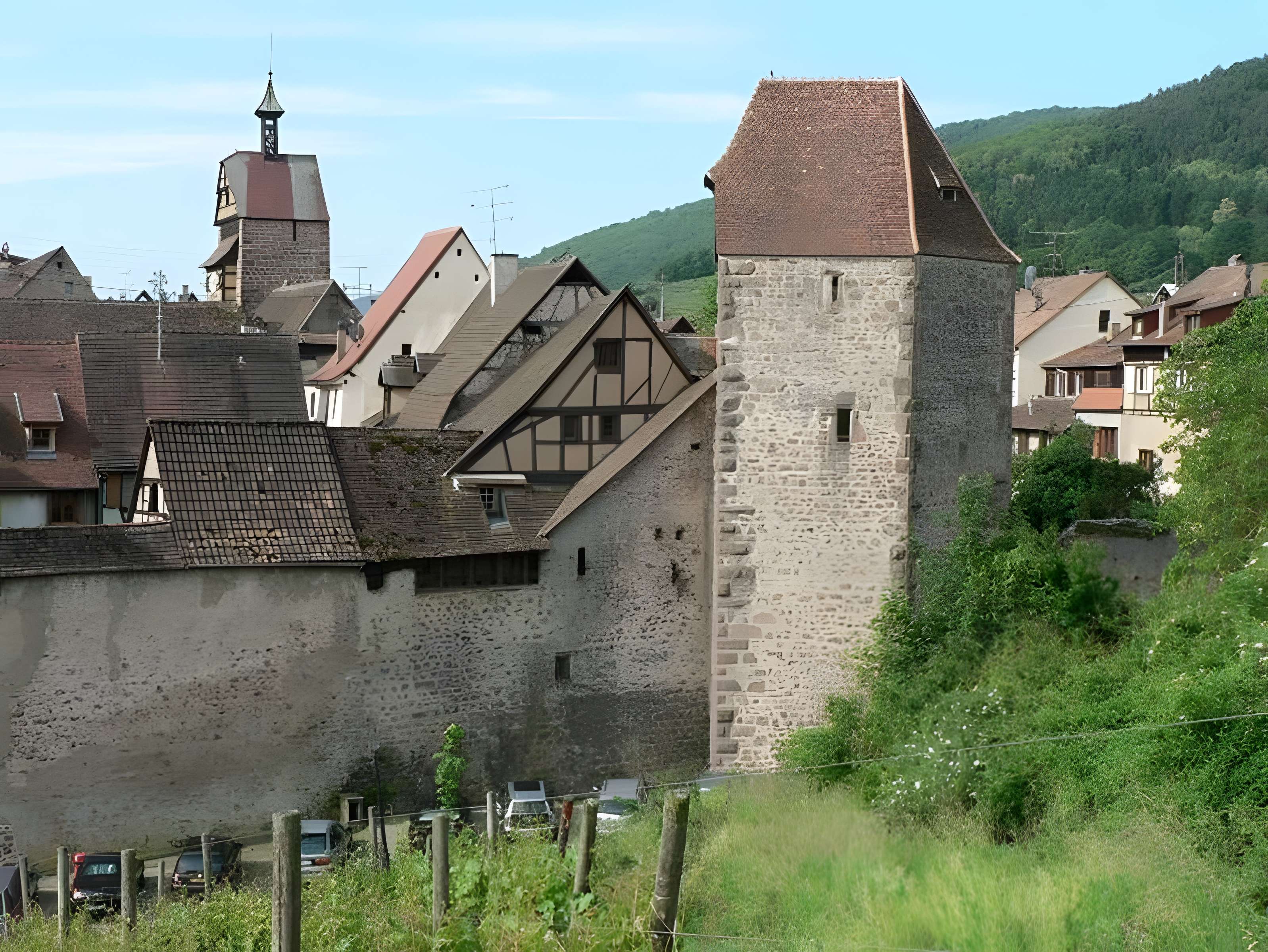 Musée de la tour des voleurs de Riquewihr vue de la tour