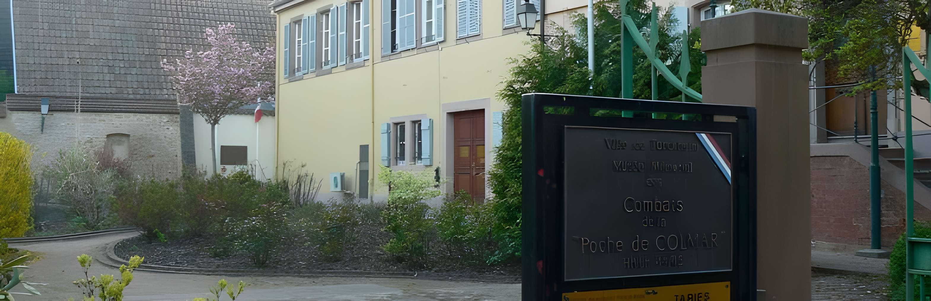 Musée Mémorial des combats de la Poche de Colmar à Turckheim entrée du musée