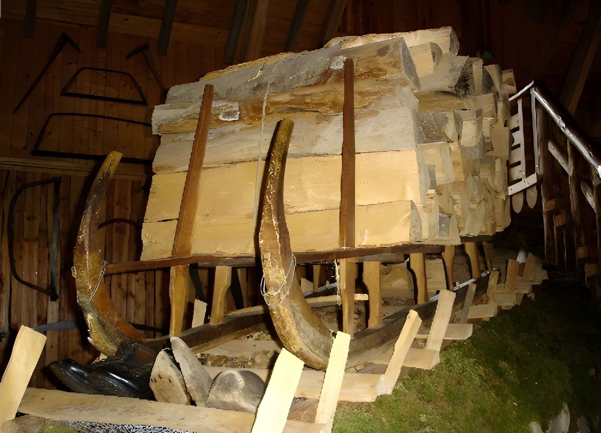 Musée de la Schlitte et des métiers du bois à Muhlbach-sur-Munster intérieur du musée