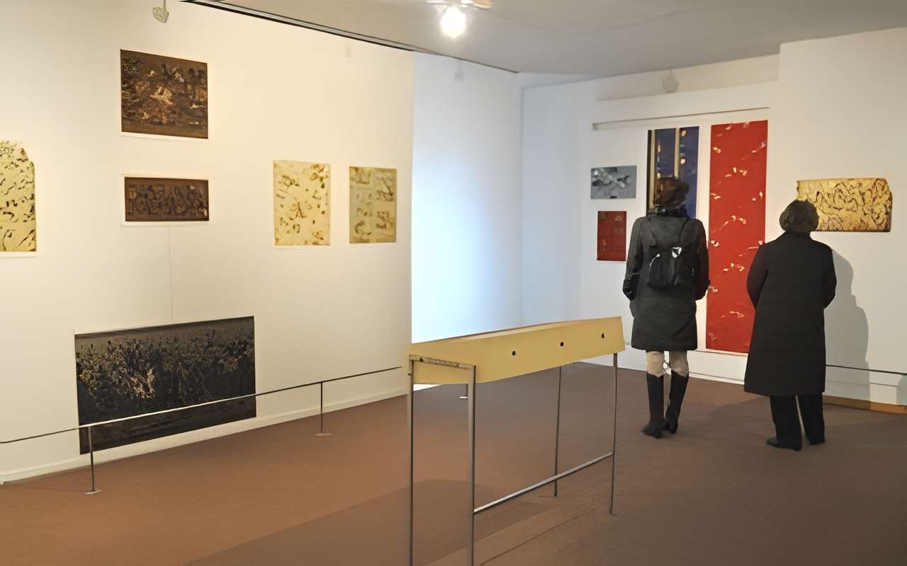 Musée du papier peint à Rixheim intérieur du musée