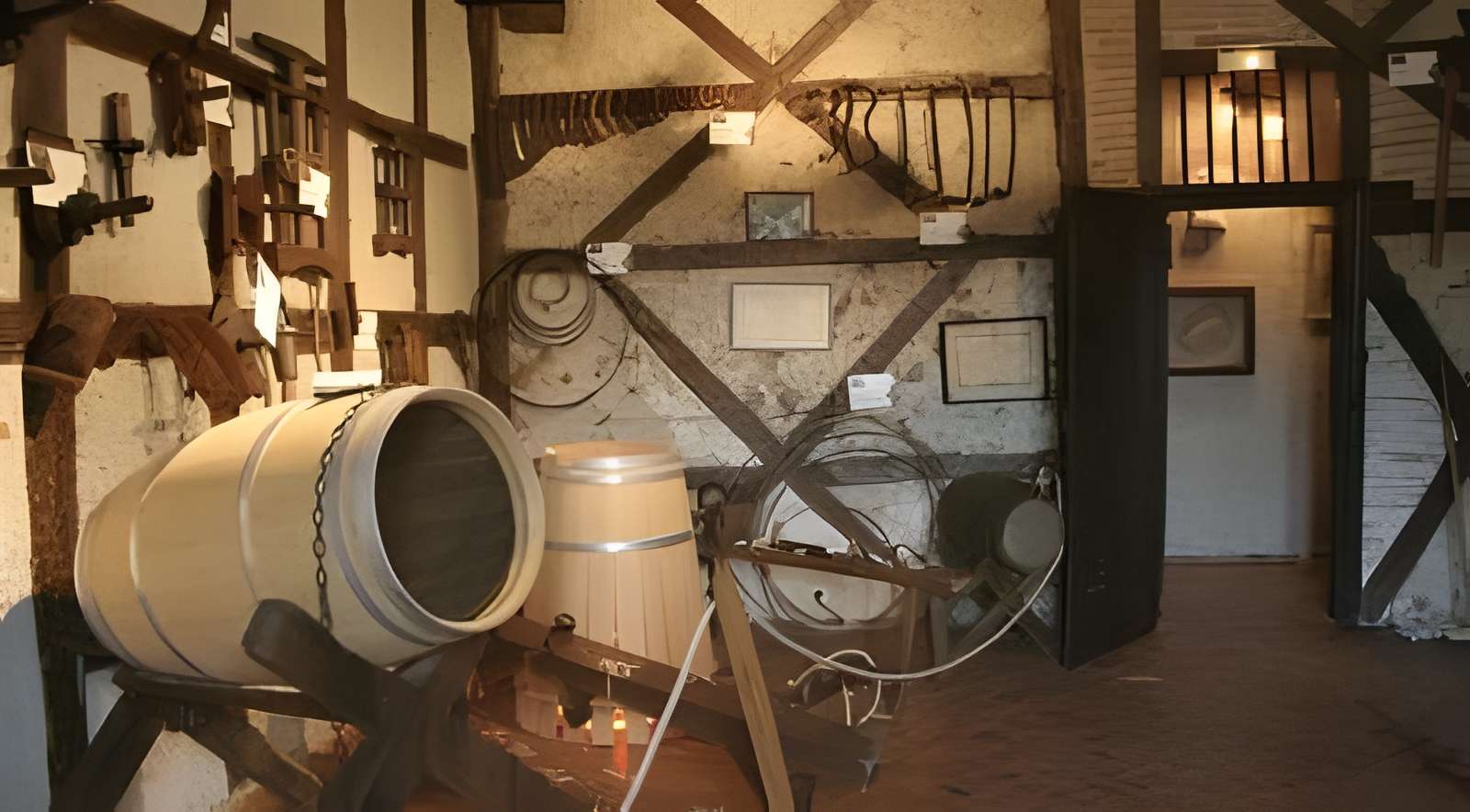Musée Vigne et Terroir à Saint-Pourcain-sur-Sioule intérieur du musée