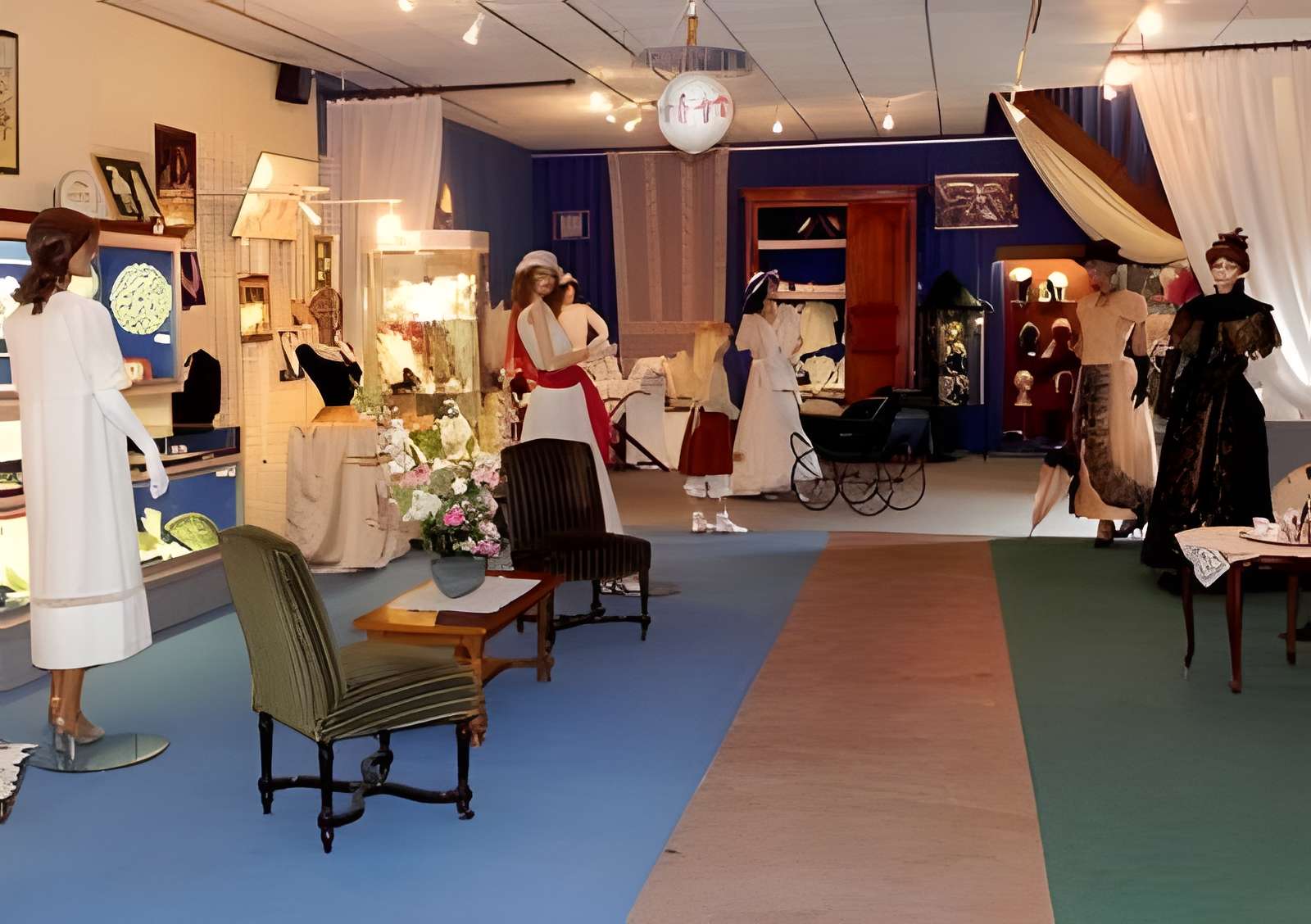 Maison de la Dentelle à Urçay intérieur du musée