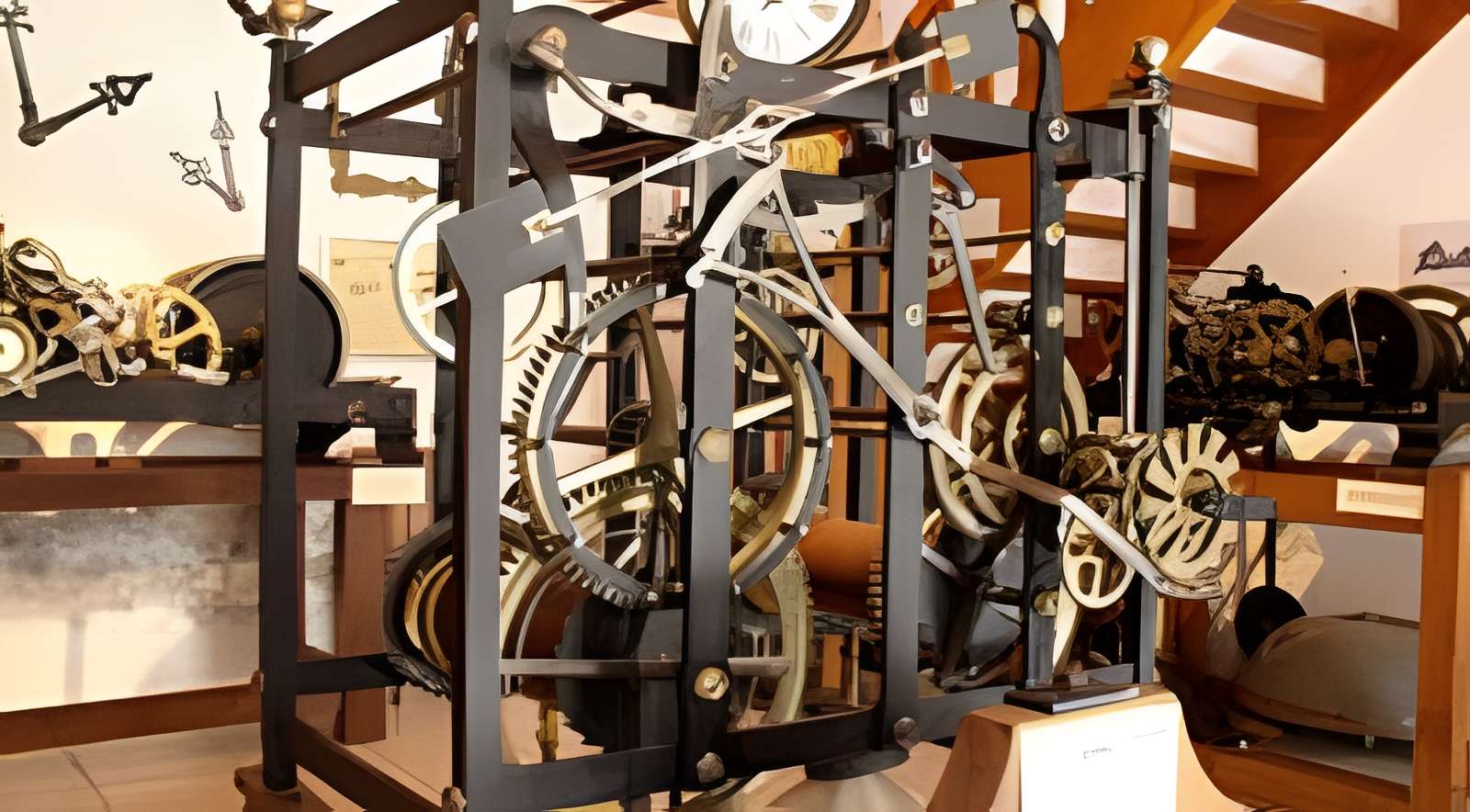 Maison des Horloges de Charroux intérieur du musée