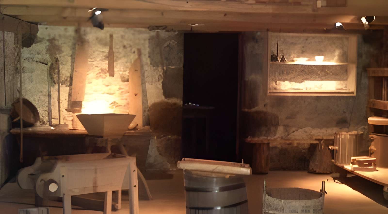 Maison du buronnier à Laveissière intérieur du musée