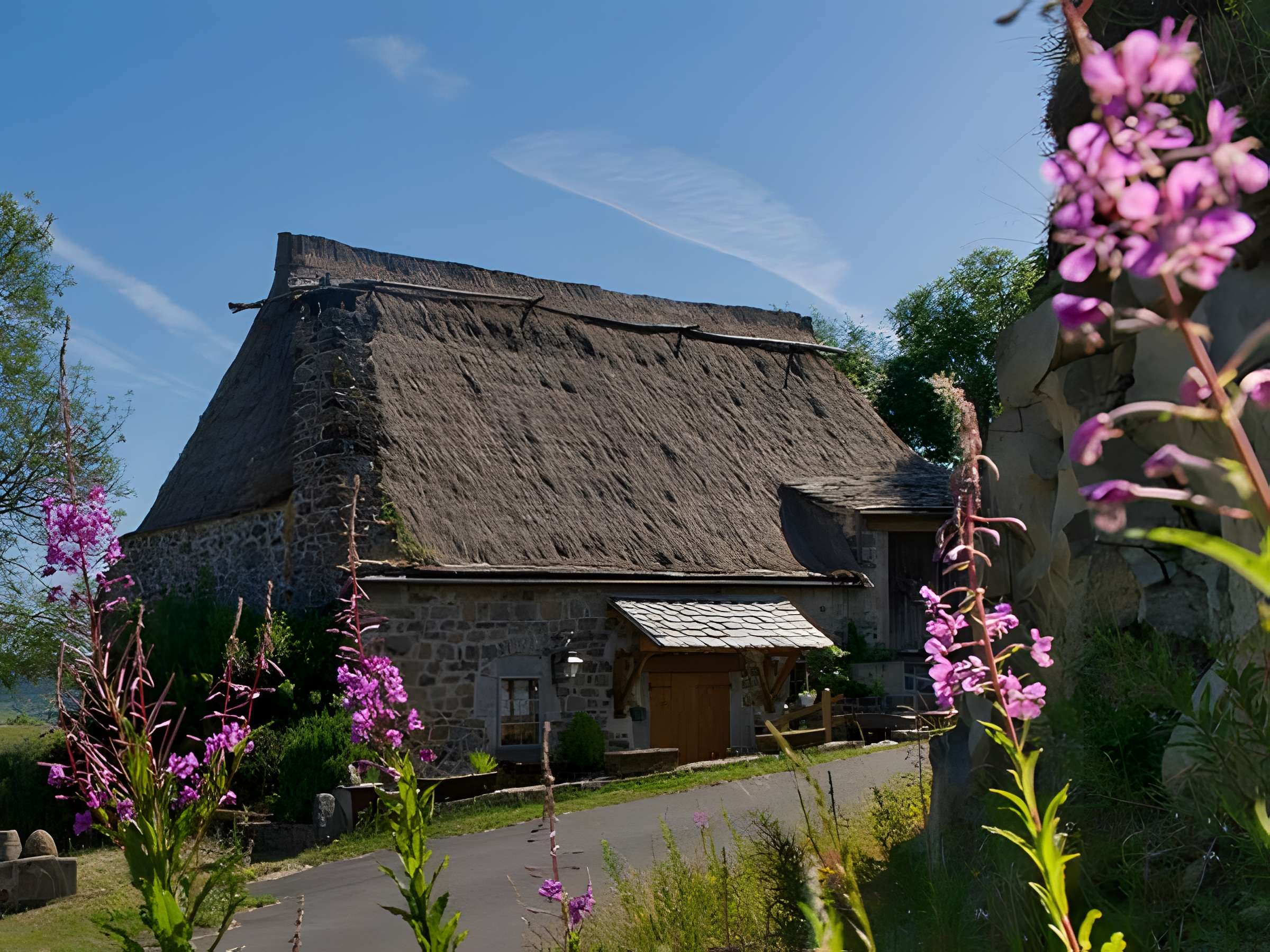 Écomusée Les Chaumières de Bigorre à Saint-Front extérieur du musée