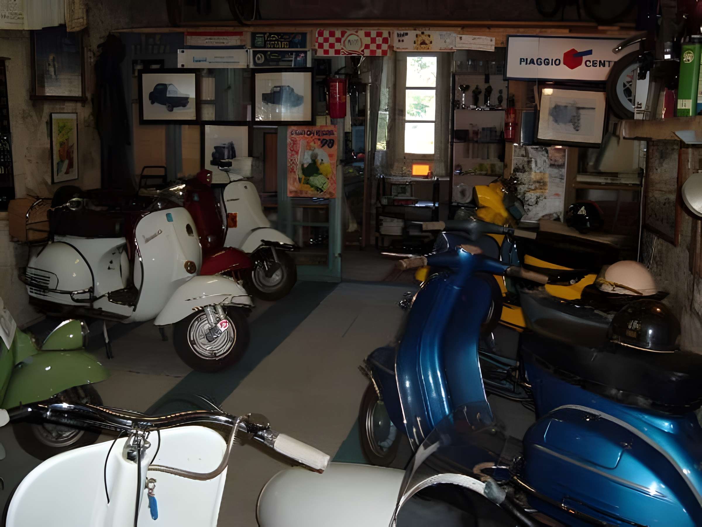 Musée Vespa à Auzon 