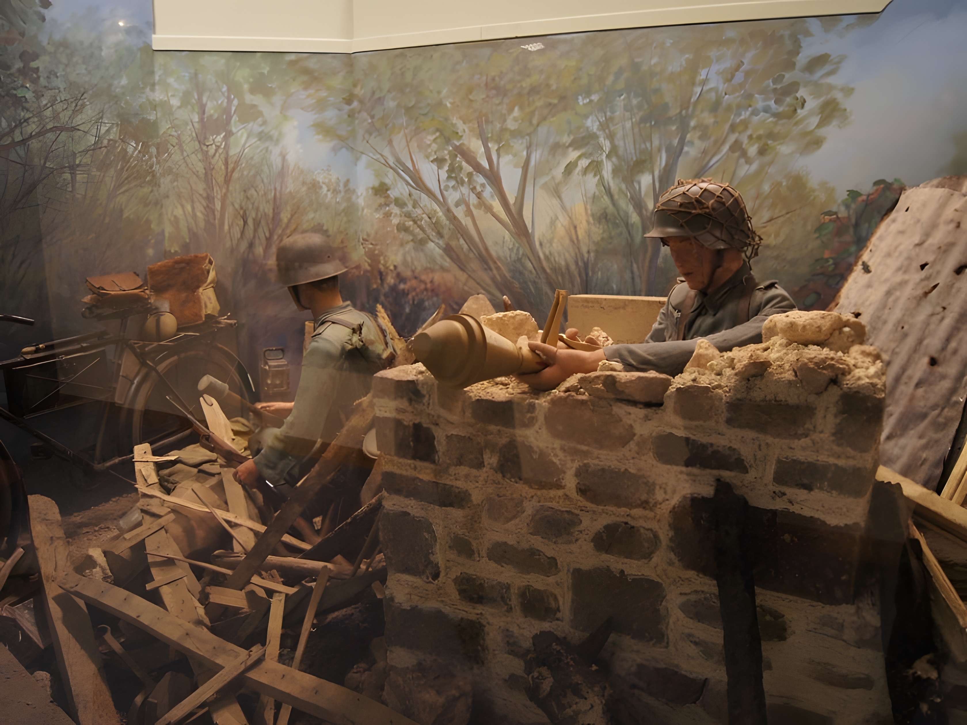 Musée de la Percée du Bocage à Saint-Martin-des-Besaces intérieur du musée