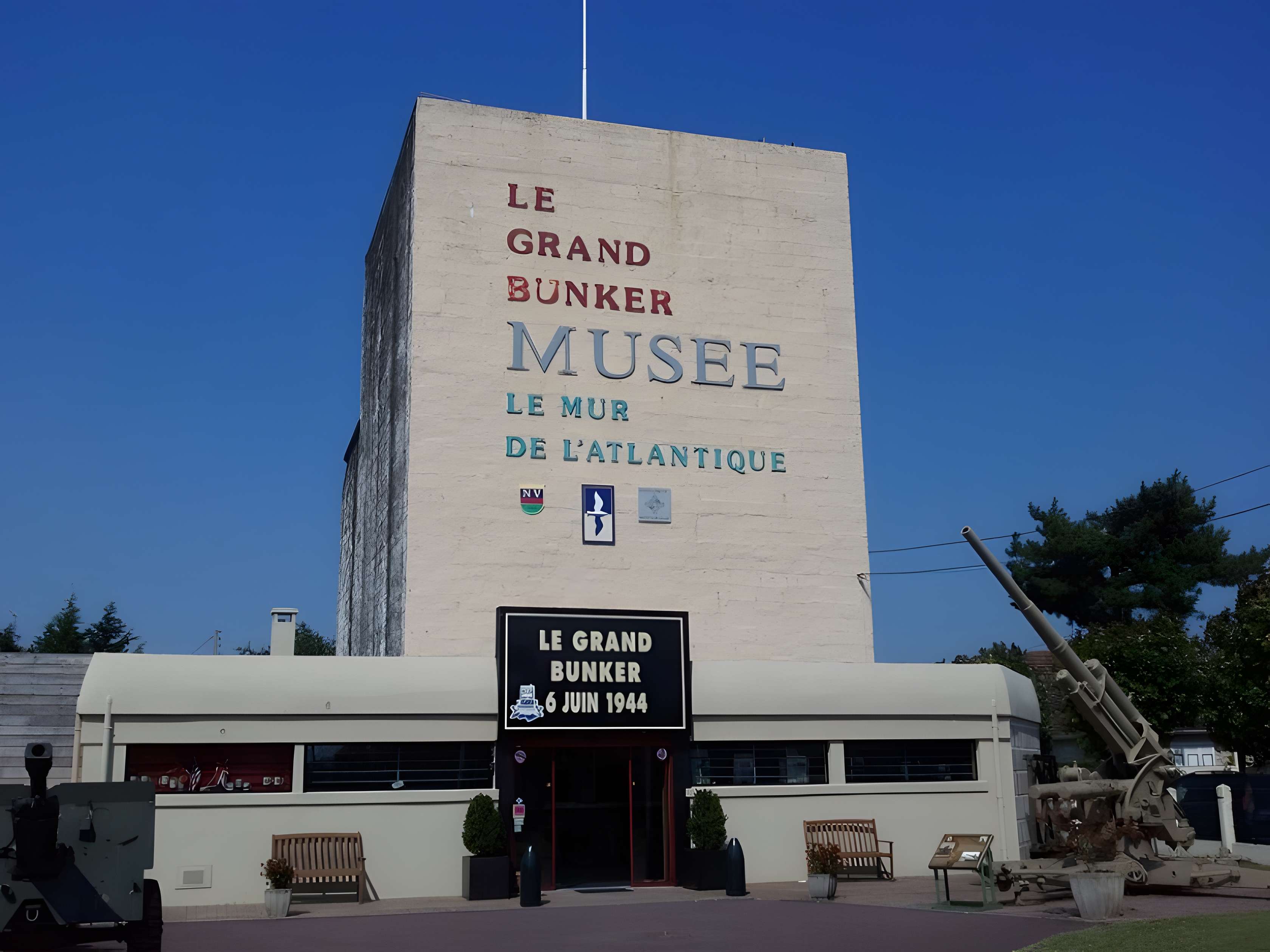 Musée du mur de l'Atlantique à Ouistreham entrée du musée