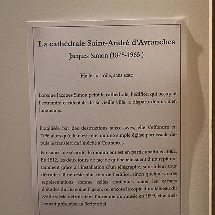 Photo de Musée Municipal dArt et dHistoire dAvranches