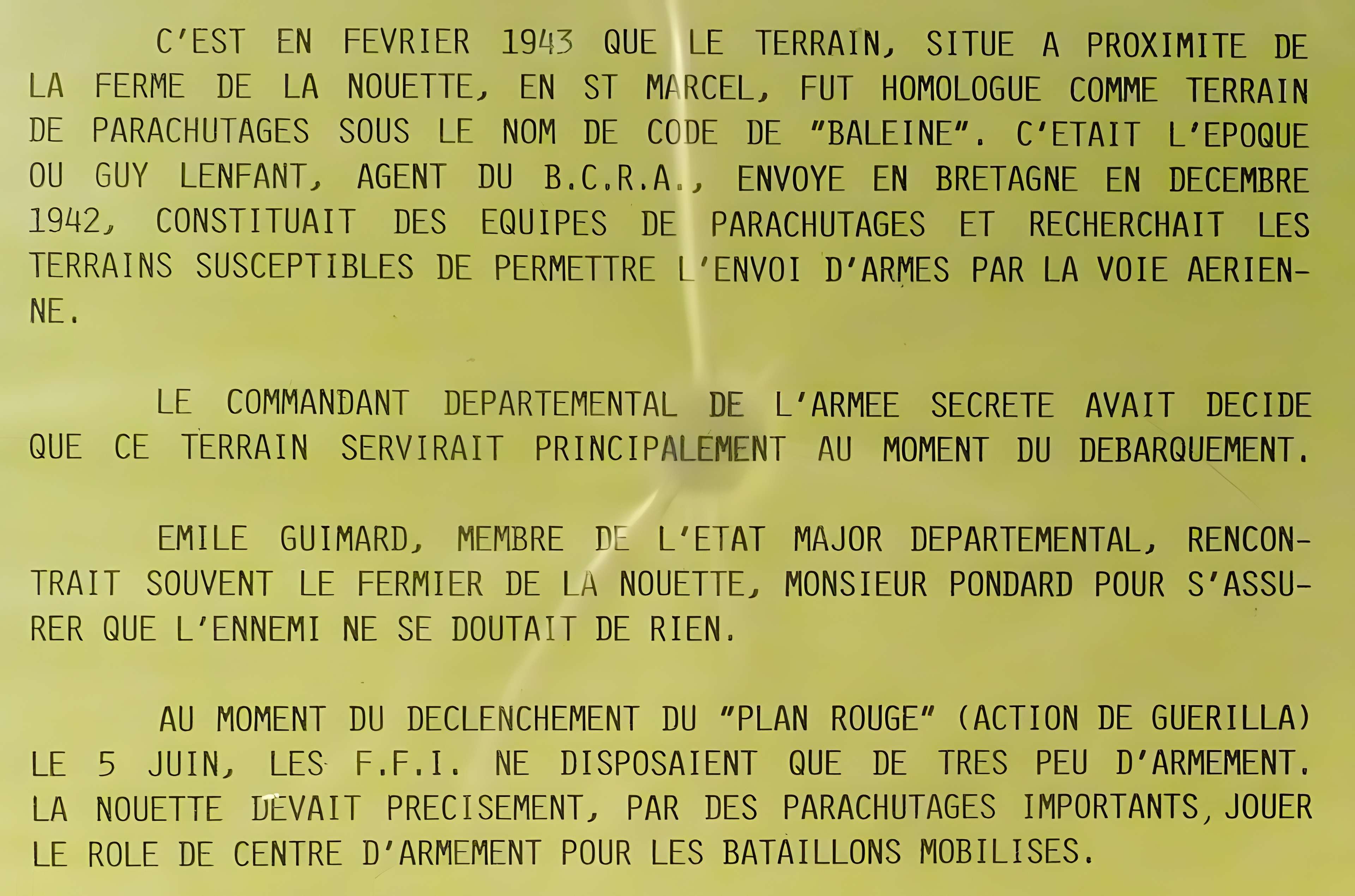 Musée de la résistance bretonne à Saint-Marcel