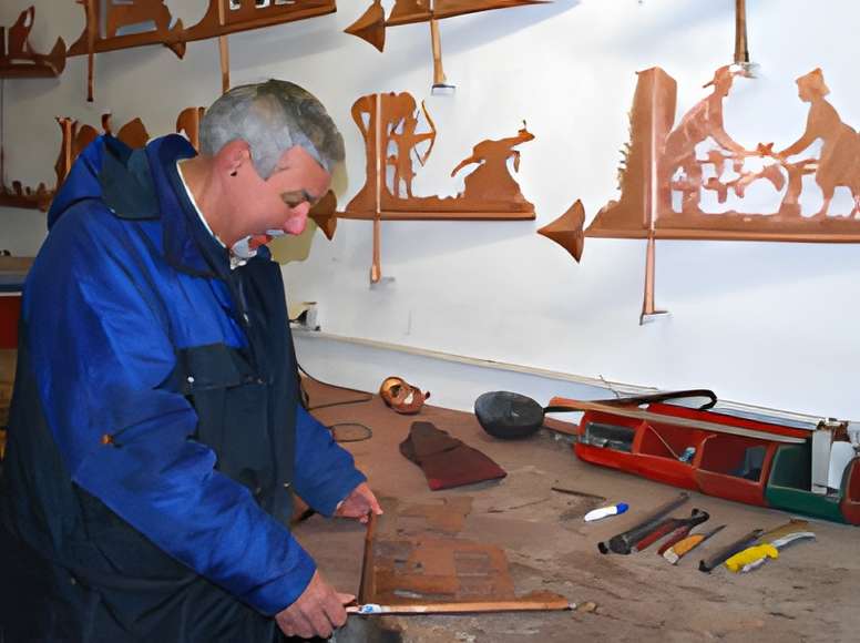 Musée des Girouettes de Creney-près-Troyes intérieur du musée